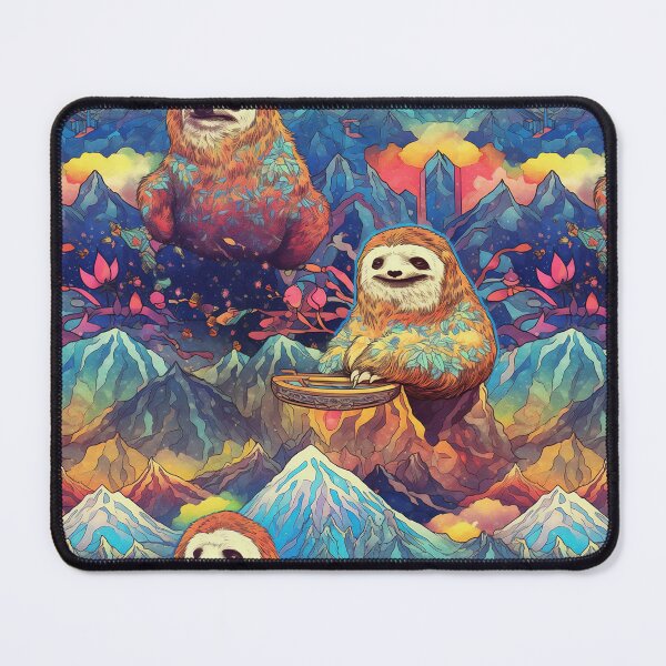 Item preview, Happy Sloth Shaman - Sloth Nouveau pattern designed and sold by Viking-Samurai.