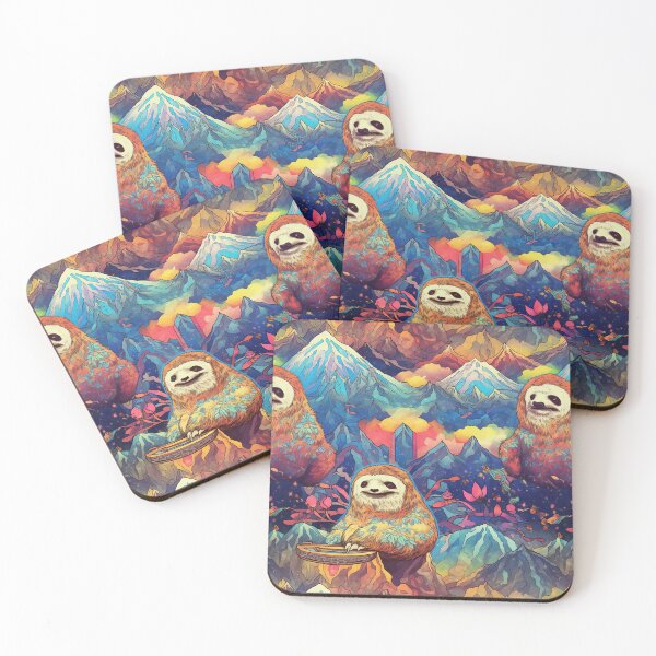 Item preview, Happy Sloth Shaman - Sloth Nouveau pattern designed and sold by Viking-Samurai.