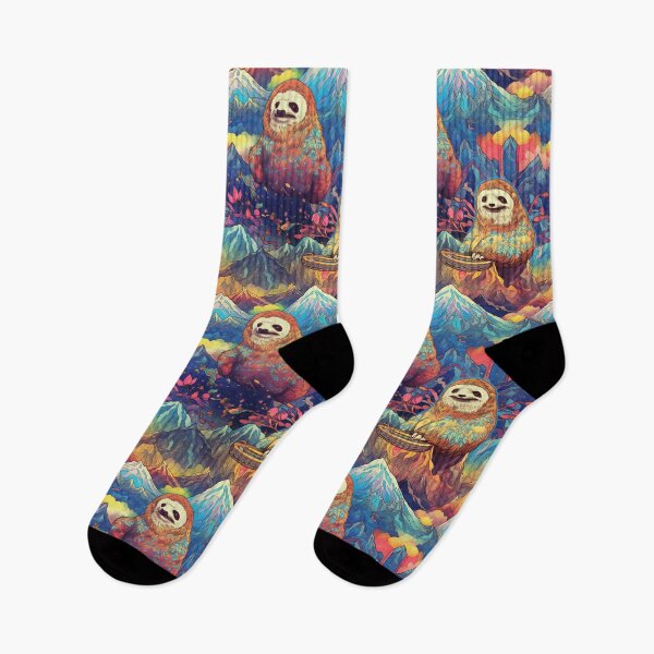 Item preview, Happy Sloth Shaman - Sloth Nouveau pattern designed and sold by Viking-Samurai.