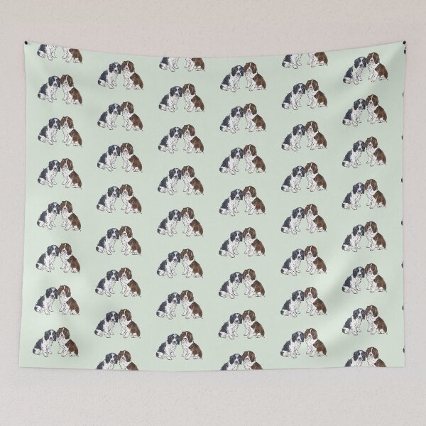 Item preview, English Springer Spaniel Puppies Illustration designed and sold by rita-andi.