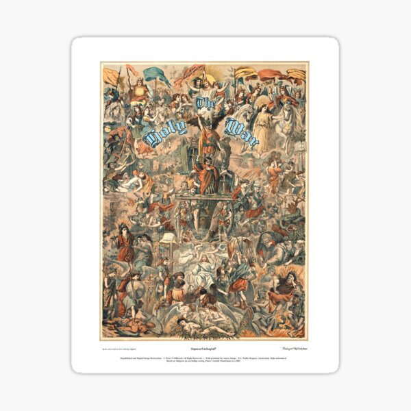 Aperçu de l'œuvre La guerre sainte - John Bunyan créée et vendue par Pictures With A Message.