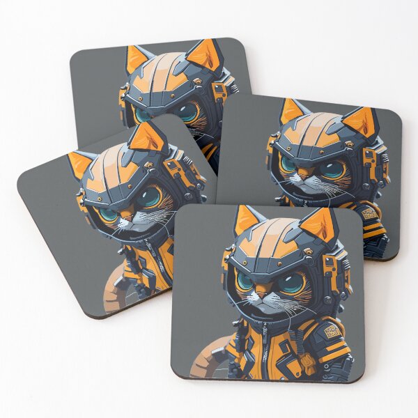 Item preview, Cyberpunk Cat Pilot designed and sold by PrintsCreativ.