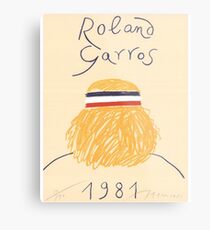 Call Me By Your Name Roland Garros 1981 Poster Metal Print