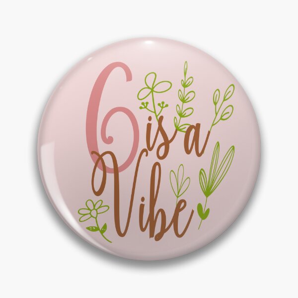Item preview,  Six is a vibe designed and sold by giftfromheart.