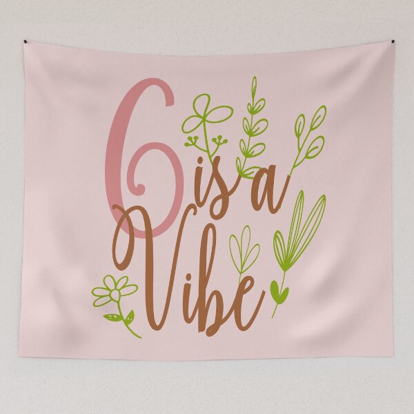 Item preview,  Six is a vibe designed and sold by giftfromheart.