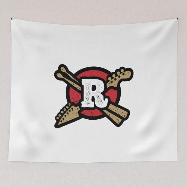 Item preview, Monogram R Vintage Rock And Roll Logo designed and sold by simplymonogram.