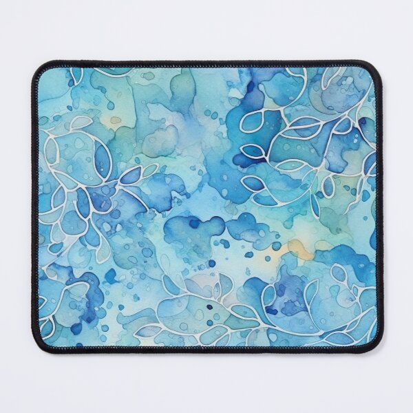 Item preview, melody of blue paints in watercolor 1 designed and sold by FlaskLab.