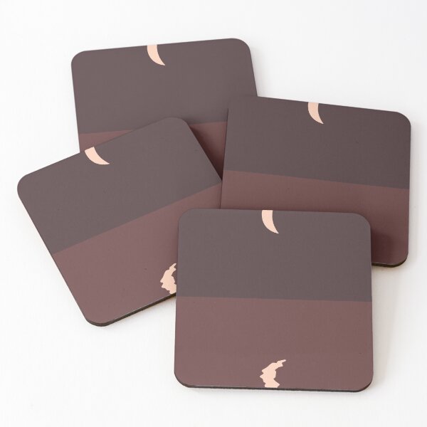 Artikelvorschau, Minimal Crescent Moon Reflection - Modern, Contemporary Abstract Print - Zen, Contemplative - Brown entworfen und verkauft von Studio Grafiikka.