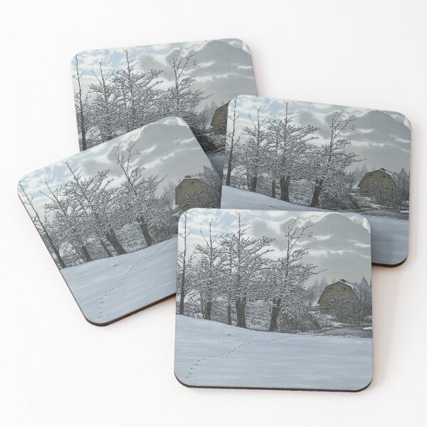 Item preview, Snowy Footprints designed and sold by alsbydesign.