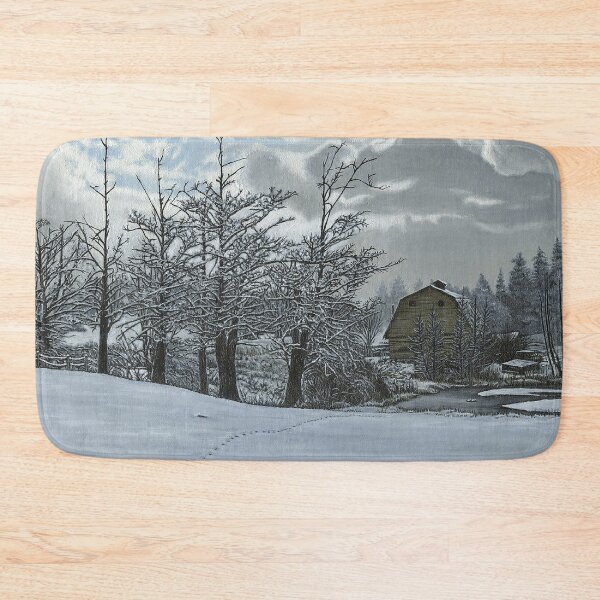 Item preview, Snowy Footprints designed and sold by alsbydesign.