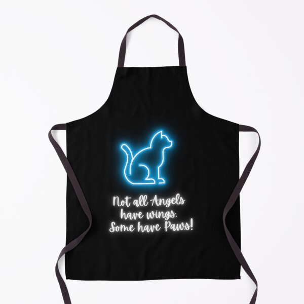 Item preview, Cats are Angels - Neon Blue designed and sold by PurrfectionMeow.