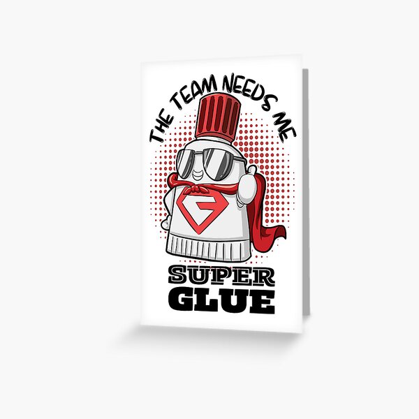 Crazy Glue Cute Super Glue Pun, Notebook Blank Journal