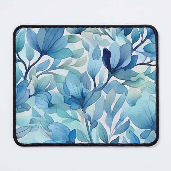 Item preview, melody of blue paints in watercolor 4 designed and sold by FlaskLab.