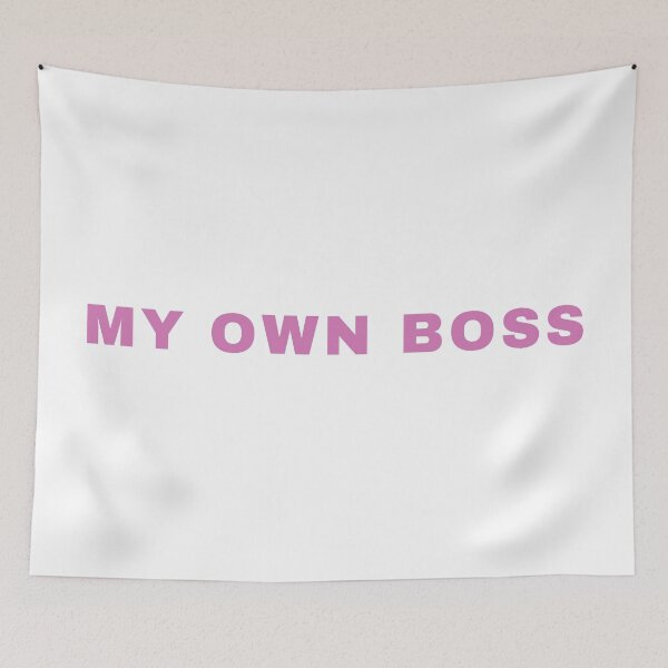 Item preview, My Own Boss Pink designed and sold by ViewerEqualsPhoton.