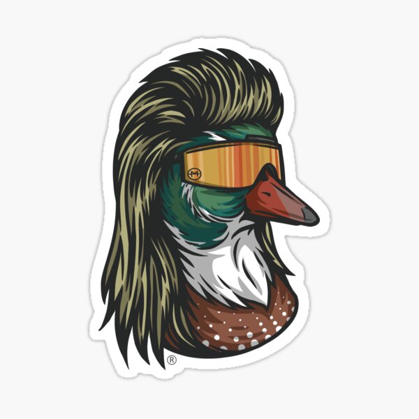 Duck Hunting,Flag,Quack Head,Duck Life,Hunter,Waterfowl,sticker,vinyl decal