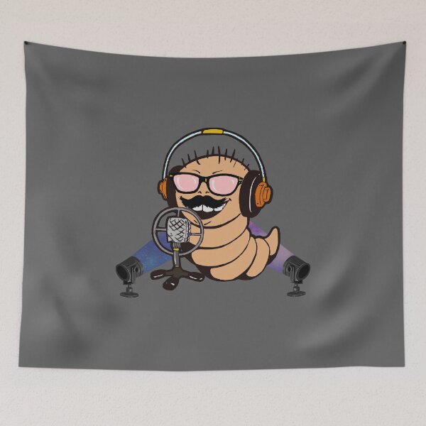 Item preview, Worm With A Mustache designed and sold by ChiweenieHobbit.
