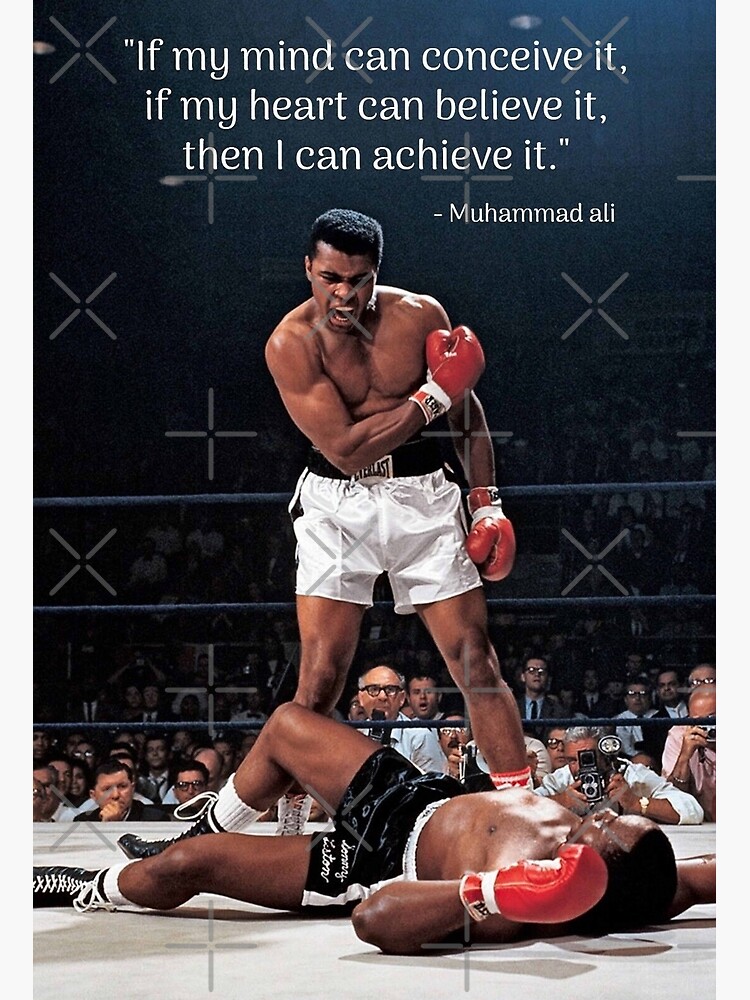 Thumbnail 3 of 3, Poster, Ali Motivational designed and sold by AntonetteHyatt.