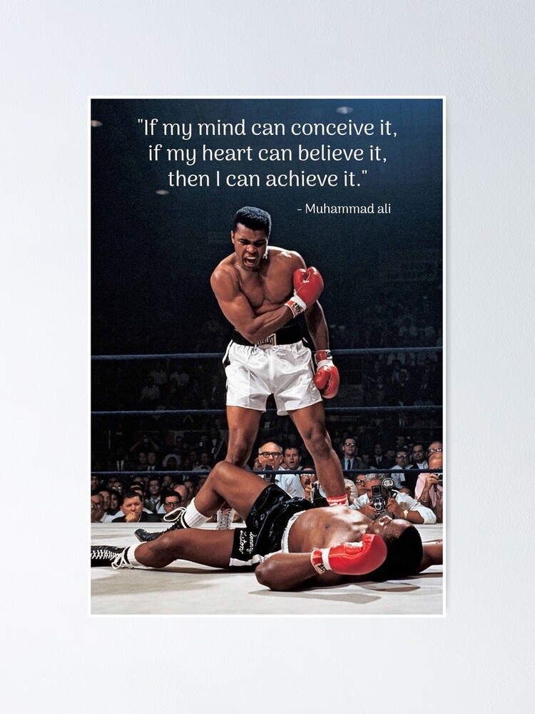 Thumbnail 1 of 3, Poster, Ali Motivational designed and sold by AntonetteHyatt.