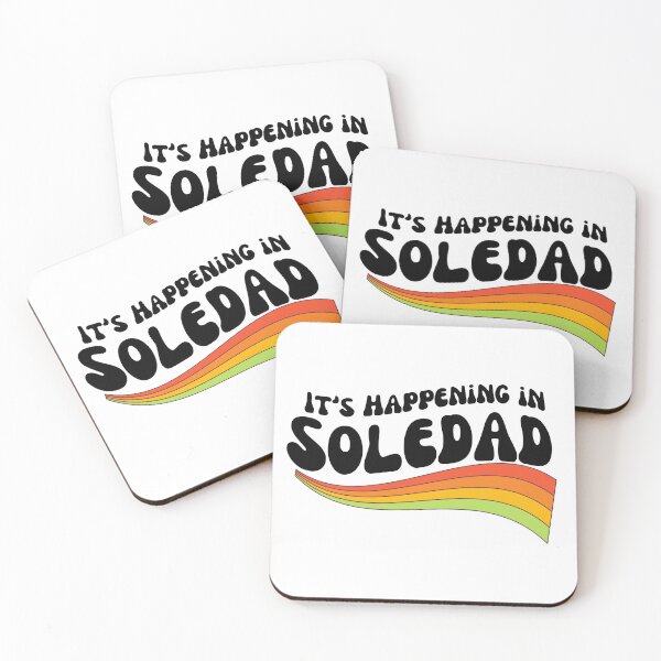 Item preview, it's happening in soledad sticker classic california retro vintage designed and sold by sadsnackies.