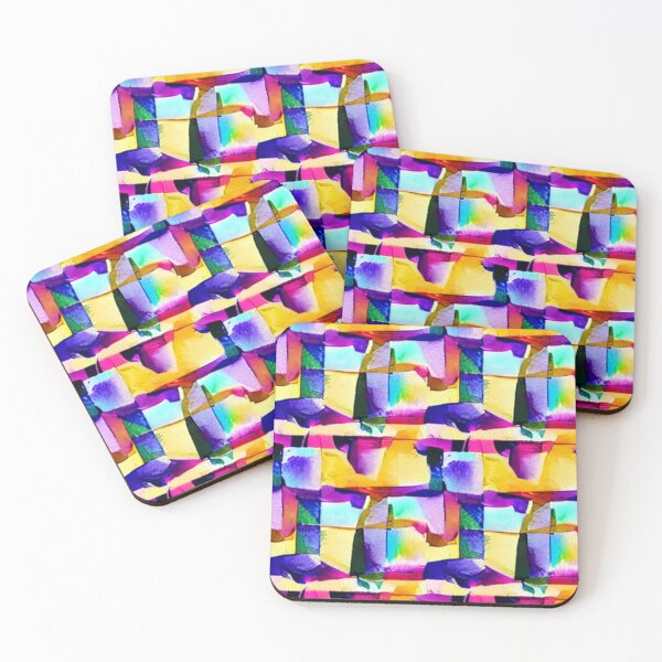 Item preview, Abstract Colorful Cubism designed and sold by calibrit.