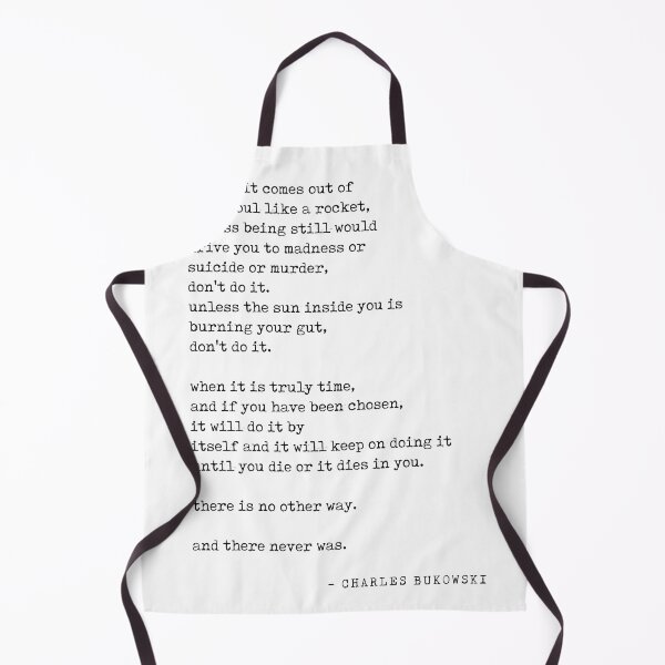 Item preview, It will do it by itself - Charles Bukowski Poem - Literature - Typewriter Print designed and sold by Studio Grafiikka.