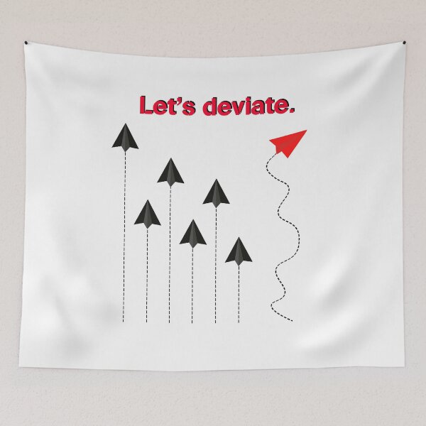 Item preview, Let's deviate - (+ View this design on 75+ products) designed and sold by Julien Hebbrecht.
