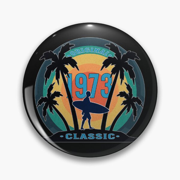 Item preview, Original 1973 Classic, birthday gift on black designed and sold by Ray's Photos & Art.