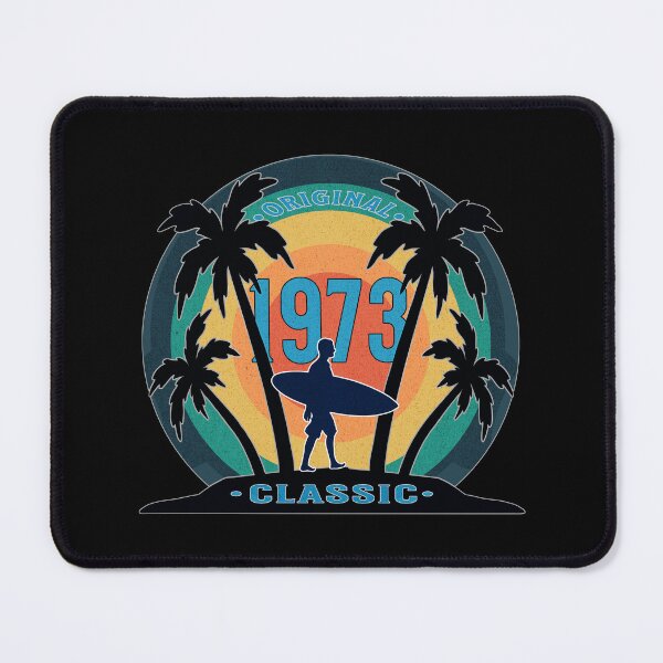 Item preview, Original 1973 Classic, birthday gift on black designed and sold by Ray's Photos & Art.