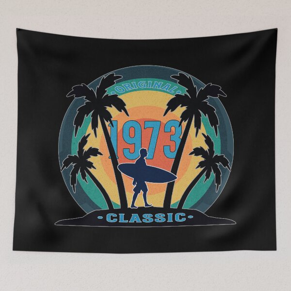 Item preview, Original 1973 Classic, birthday gift on black designed and sold by Ray's Photos & Art.