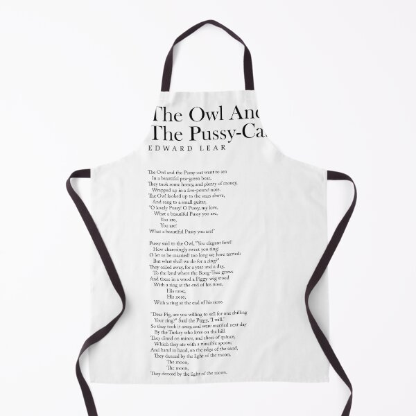 Item preview, The Owl And The Pussy-Cat - Edward Lear Poem - Literature - Typography Print 1 designed and sold by Studio Grafiikka.