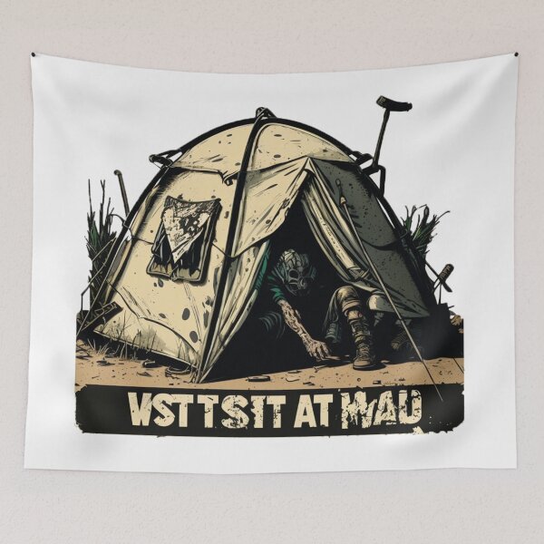 Item preview, Desert camp designed and sold by Stickermagician.