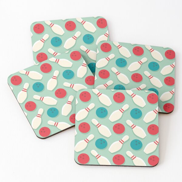 Item preview, 2730 A - retro bowling - balls and pins designed and sold by RouCouCou.
