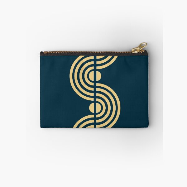 Item preview, Minimal Geometric Half Circles Print - Mid Century Modern - Scandinavian Decor - Navy - Semi Circle designed and sold by Studio Grafiikka.