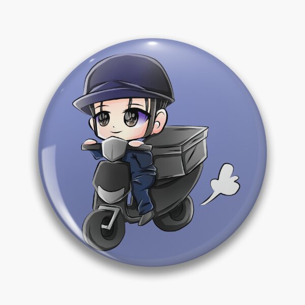 Item preview, Suga riding motorcycle  designed and sold by Rin Artz.