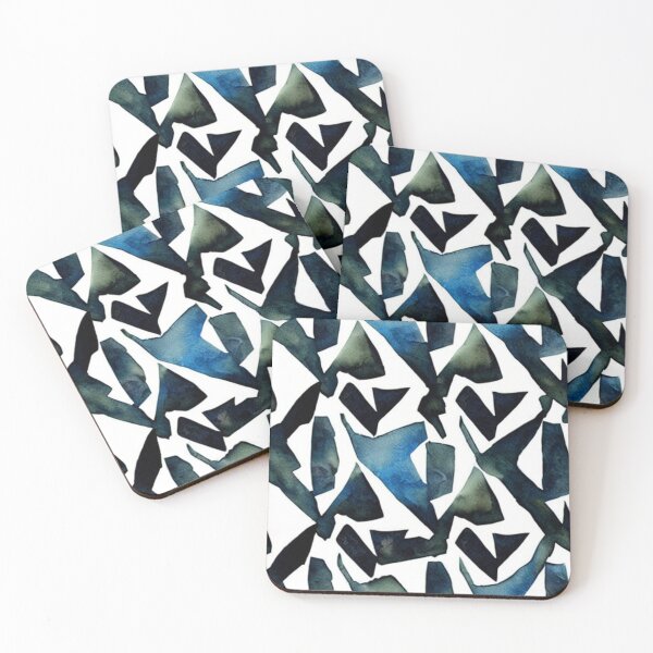 Item preview, Abstract Blue and Green Metal Chaos designed and sold by calibrit.