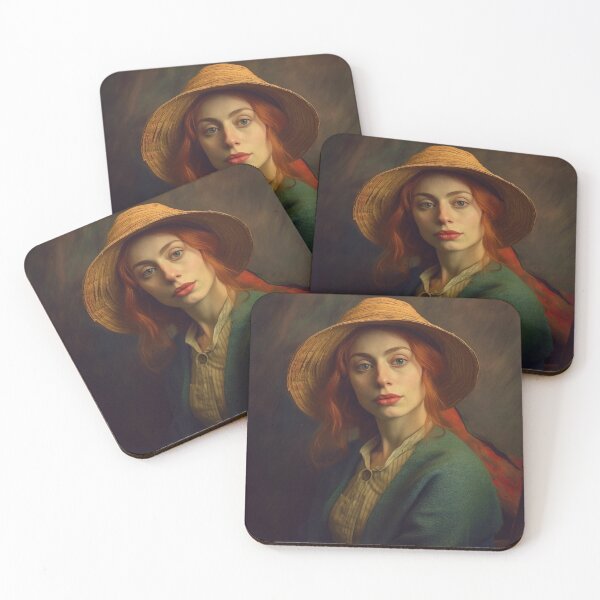 Item preview,  Van Gogh Art Style Women Portraits designed and sold by BrandonArtWorld.