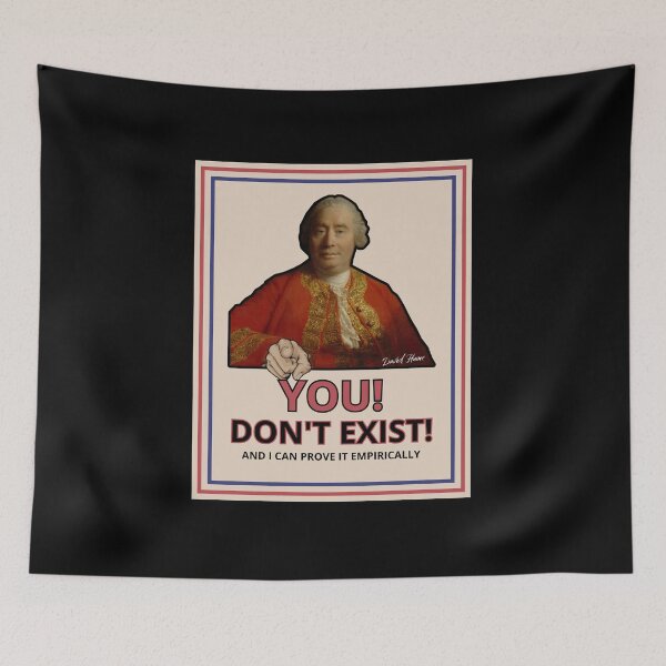 Item preview, David Hume You Don't Exist designed and sold by Cleanthes.