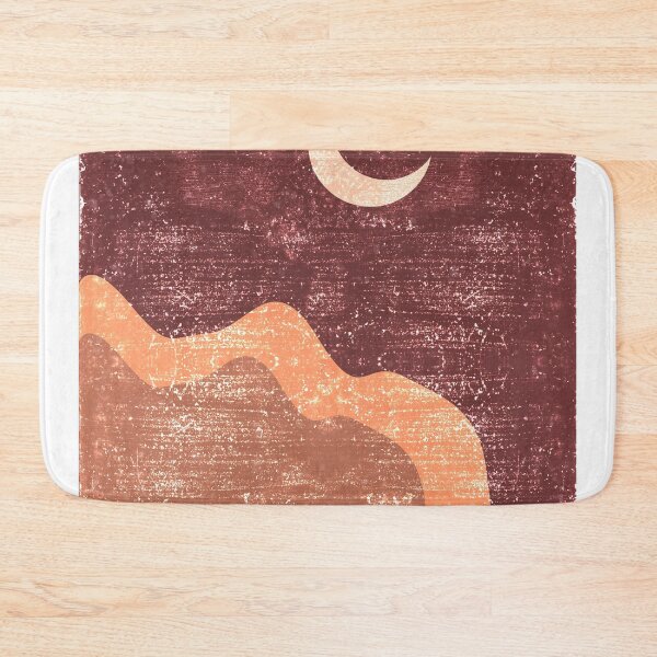 Item preview, Minimal Crescent Moon Cloud - Modern, Contemporary Abstract Print - Zen, Contemplative - Brown designed and sold by Studio Grafiikka.