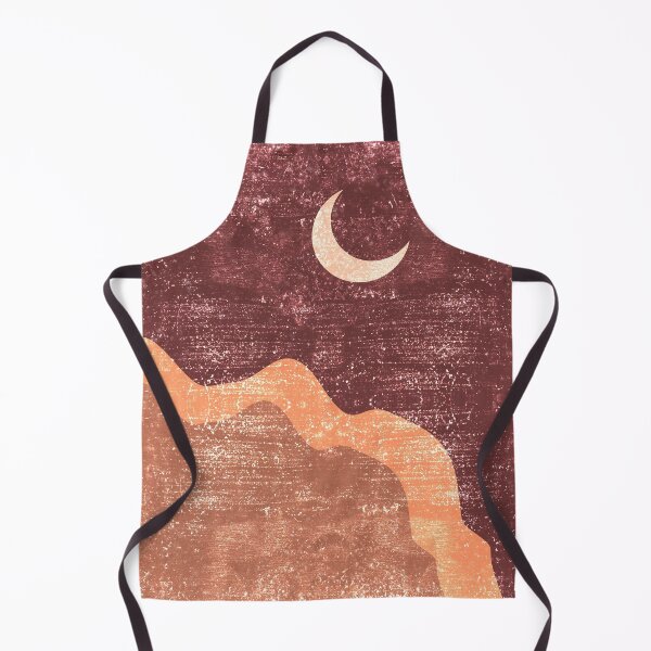 Item preview, Minimal Crescent Moon Cloud - Modern, Contemporary Abstract Print - Zen, Contemplative - Brown designed and sold by Studio Grafiikka.