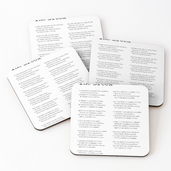 Item preview, The Brook - Alfred, Lord Tennyson Poem - Literature - Typewriter Print 1 designed and sold by Studio Grafiikka.