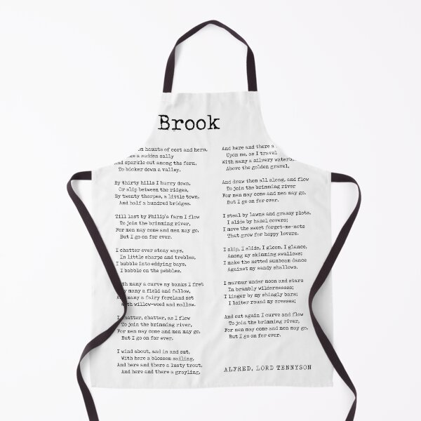 Item preview, The Brook - Alfred, Lord Tennyson Poem - Literature - Typewriter Print 1 designed and sold by Studio Grafiikka.