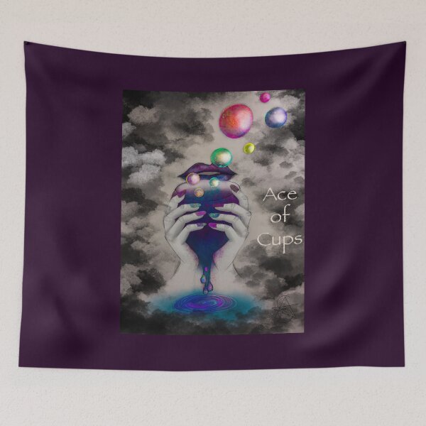 Item preview, Ace of Cups designed and sold by Roseannabave.
