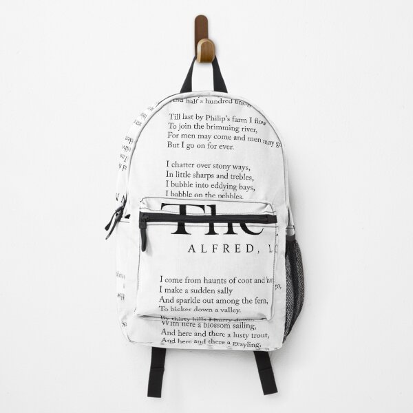 Item preview, The Brook - Alfred, Lord Tennyson Poem - Literature - Typography Print 1 designed and sold by Studio Grafiikka.