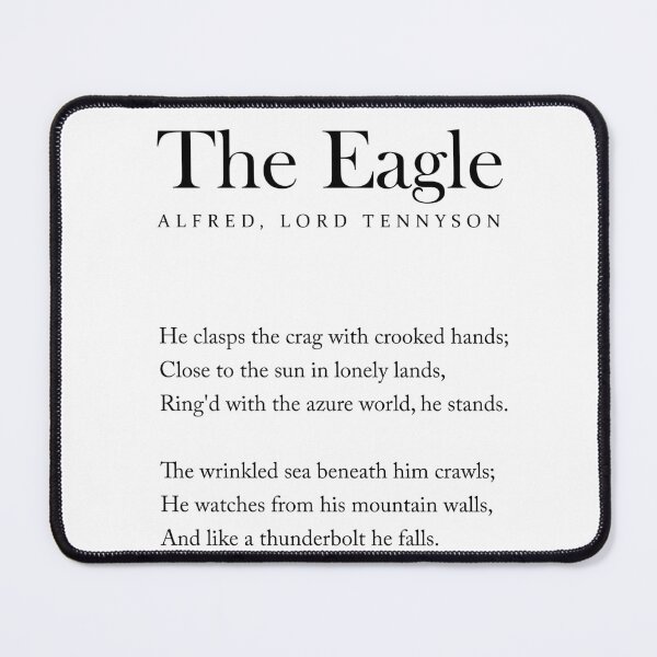 Item preview, The Eagle - Alfred, Lord Tennyson Poem - Literature - Typography Print 1 designed and sold by Studio Grafiikka.