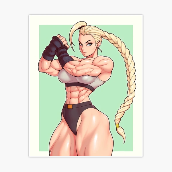 SF6 Cammy stretch Sticker for Sale by jpegarts