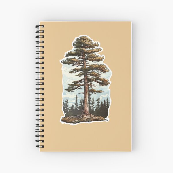 Item preview, Lone Pine Tree - Vintage Travel Illustration / Painting designed and sold by RobertConklin.
