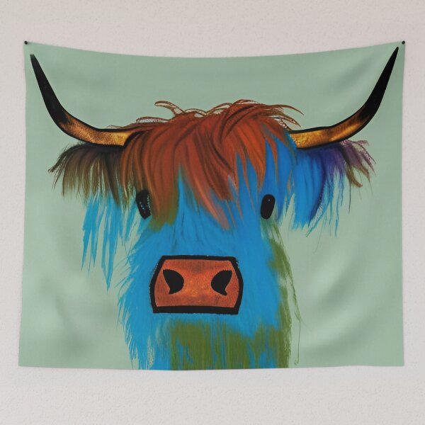 Item preview,  The Hilarious Hairdo Highland Cattle designed and sold by Tamas Das.