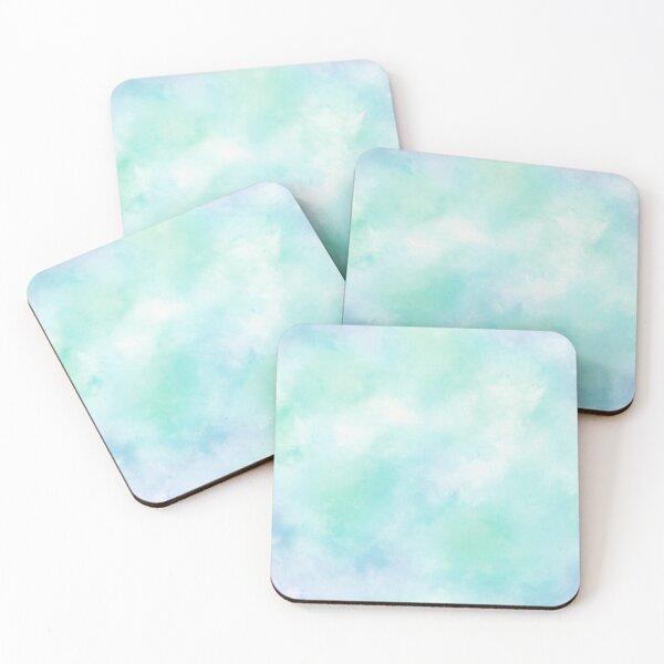 Item preview, Soft Pastel Blue Green Sky designed and sold by PrettyPixel0.