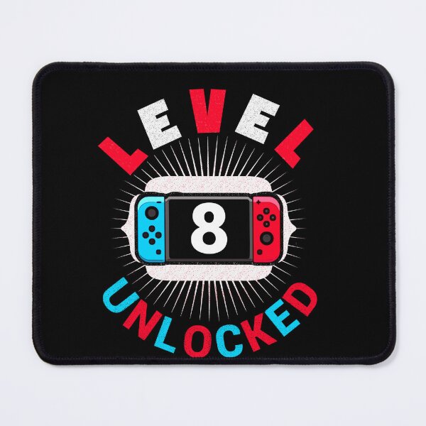 Item preview, Level 8 unlocked, for birthday boy, for gamer designed and sold by mwebba2005.