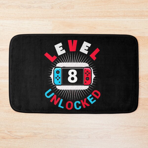 Item preview, Level 8 unlocked, for birthday boy, for gamer designed and sold by mwebba2005.